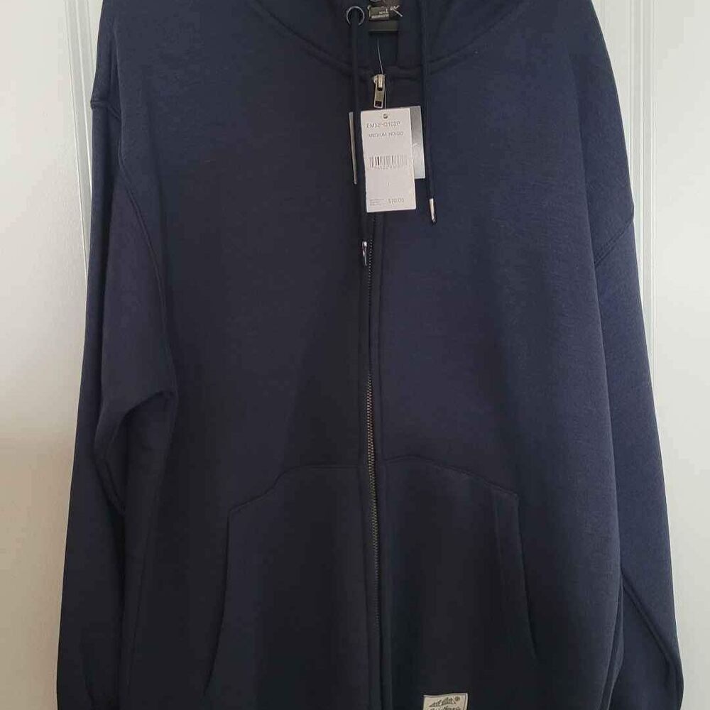 mens eddie bauer size large zip up sweatshirt